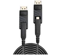 Câble de raccordement LINDY Fiche mâle Mini DisplayPort, Fiche mâle Mini DisplayPort 40.00 m noir 38483 8K UHD Câble DisplayPort