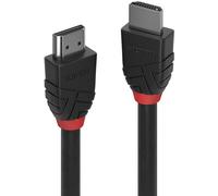 Câble de raccordement LINDY HDMI Fiche mâle HDMI-A, Fiche mâle HDMI-A 1.00 m noir 36471 4K UHD Câble HDMI