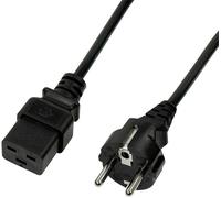 Câble de raccordement LogiLink alimentation 1.8 m noir