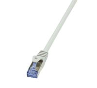 Câble de raccordement Logilink avec conduit Cat7. Primel. S/FTP gris 0,25m
