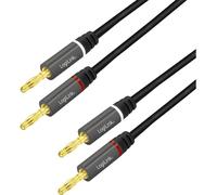 Câble de raccordement LogiLink CA1211 audio 5.0 m noir blindé, code couleur