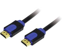Câble de raccordement LogiLink HDMI Fiche mâle HDMI-A, Fiche mâle HDMI-A 15.00 m noir CHB1115 4K UHD Câble HDMI