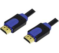 Câble de raccordement LogiLink HDMI Fiche mâle HDMI-A, Fiche mâle HDMI-A 2.00 m noir CHB1102 4K UHD Câble HDMI