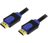 Câble de raccordement LogiLink HDMI Fiche mâle HDMI-A, Fiche mâle HDMI-A 3.00 m noir CHB1103 4K UHD Câble HDMI