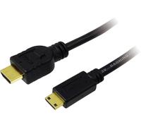 LOGILINK CH0023 - Fiche HDMI mini C > fiche HDMI A, 4K à 30 Hz, 2,0 m