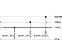 Câble de raccordement M12 Lutronic 1210 1206 04 L2 301 2m 1161 mâle, droit, femelle, coudé 2.00 m Nombre de pôles: 4 1 pc(s)
