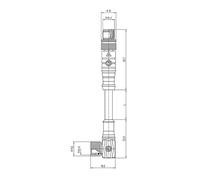 Câble de raccordement M8 Lutronic 0810 0805 04 301 5m 1063 5.00 m Nombre de pôles: 4 1 pc(s)