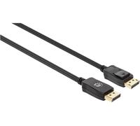 Câble de raccordement Manhattan DisplayPort Fiche mâle DisplayPort, Fiche mâle DisplayPort 1.00 m noir 353595 8K UHD Câble DisplayPort