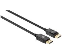 Câble de raccordement Manhattan DisplayPort Fiche mâle DisplayPort, Fiche mâle DisplayPort 3.00 m noir 353625 8K UHD Câble