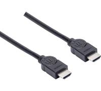 Câble de raccordement Manhattan HDMI Fiche mâle HDMI-A, Fiche mâle HDMI-A 1.50 m noir 355308 4K UHD Câble HDMI