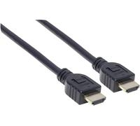 Câble de raccordement Manhattan HDMI Fiche mâle HDMI-A, Fiche mâle HDMI-A 5.00 m noir 353953 4K UHD, certifié UL Câble HDMI