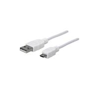 Câble de raccordement manhattan usb 2.0 [1x usb 2.0 mâle type a - 1x usb 2.0 mâle micro-b] 1 m 323987