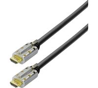 Câble de raccordement Maxtrack HDMI Fiche mâle HDMI-A, Fiche mâle HDMI-A 20.00 m noir C 505-20 L 4K UHD, blindé, canal de retour