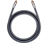 Câble de raccordement Oehlbach 13304 Cinch-RCA audio [1x Cinch-RCA mâle - 1x Cinch-RCA mâle] 4.40 m noir contacts dorés