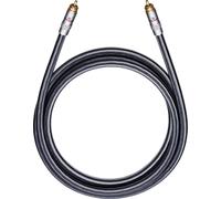 Câble de raccordement Oehlbach 13306 Cinch-RCA audio [1x Cinch-RCA mâle - 1x Cinch-RCA mâle] 6.60 m noir contacts dorés