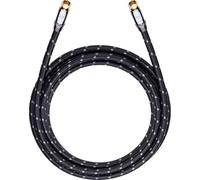 Câble de raccordement Oehlbach 22524 [1x antenne femelle 75 Ω - 1x antenne mâle 75 Ω] 7.50 m noir, gris