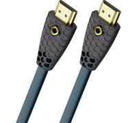 Câble de raccordement Oehlbach HDMI Fiche mâle HDMI-A, Fiche mâle HDMI-A 1.00 m bleu pétrole, anthracite D1C92600 8K UHD Câble