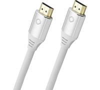 Câble de raccordement Oehlbach HDMI Fiche mâle HDMI-A, Fiche mâle HDMI-A 2.00 m blanc D1C92491 8K UHD Câble HDMI