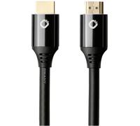 OEHLBACH Black Magic MKII - Câble HDMI ultra haute vitesse 8K - 8K FUHD 60Hz 4320p / 4K 120Hz 2160p - 48Gbit/s (21:9 Cinema, 3D, Dolby Vision, Dynamic HDR 10+, VRR, eARC, UHD2) - 5 m Noir