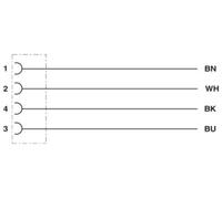 Câble de raccordement Phoenix Contact SAC-4P-10,0-PVC/M 8FS 1401062 10.00 m Nombre de pôles: 4 1 p