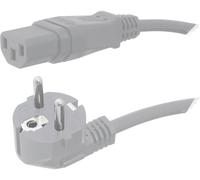 Câble de raccordement pour appareils IEC HAWA 1008235 gris 5.00 m