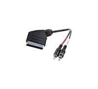 Câble de raccordement Professional SP-7870676 péritel / Cinch-RCA audio [1x péritel mâle - 2x Cinch-RCA mâle] 2.00 m noir