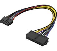 Câble de raccordement Renkforce alimentation [1x alimentation ATX mâle 14 pôles - 1x alimentation ATX femelle 24 pôles] 0.25 m multicolore