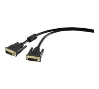 Câble de raccordement Renkforce DVI Fiche mâle DVI-D 24+1 pôles, Fiche mâle