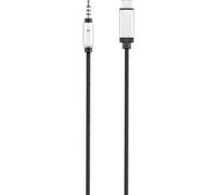 Câble de raccordement Renkforce RF-3432030 USB / Jack audio [1x USB-C® mâle - 1x Jack mâle 3.5 mm] 1.20 m noir connecteur