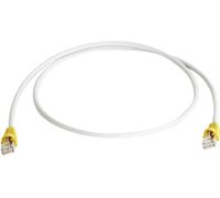 Câble de raccordement réseau informatique RJ45 (croisé) Telegärtner 100007986 CAT 6a S/FTP gris 1.00 m