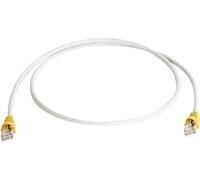 Câble de raccordement réseau informatique RJ45 (croisé) Telegärtner 100007986 CAT 6a S/FTP gris 1.00 m