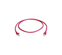 Telegärtner Câble réseau RJ45 100008464 – Cat.6a S/FTP, rouge 3 m