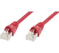 Câble de raccordement réseau informatique RJ45 Telegärtner 100007966 CAT 6a S/FTP rouge 0.50 m