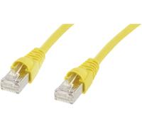 Câble de raccordement réseau informatique RJ45 Telegärtner 100007977 CAT 6a S/FTP jaune 1.00 m