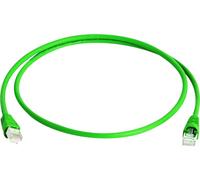 Câble de raccordement réseau informatique RJ45 Telegärtner 100008029 CAT 6a S/FTP vert 0.25 m