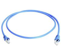Câble de raccordement réseau informatique RJ45 Telegärtner 100008031 CAT 6a S/FTP bleu 0.25 m