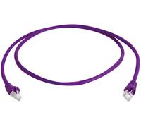 Câble de raccordement réseau informatique RJ45 Telegärtner 100008035 CAT 6a S/FTP violet 0.25 m