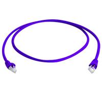 Câble de raccordement réseau informatique RJ45 Telegärtner L00001A0194 CAT 6a S/FTP lilas 2.00 m