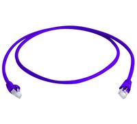 Câble de raccordement réseau informatique RJ45 Telegärtner 100008301 CAT 6a S/FTP lilas 2.00 m