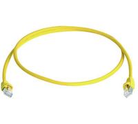 Câble de raccordement réseau informatique RJ45 Telegärtner 100008830 CAT 6a S/FTP jaune 7.50 m