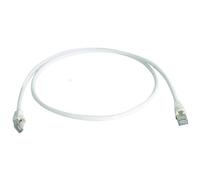 Câble de raccordement réseau informatique RJ45 Telegärtner 100008833 CAT 6a S/FTP blanc 7.50 m