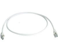 Câble de raccordement réseau informatique RJ45 Telegärtner 100008833 CAT 6a S/FTP blanc 7.50 m