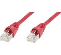 Câble de raccordement réseau informatique RJ45 Telegärtner 100008983 CAT 6a S/FTP rouge 10.00 m