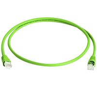 Câble de raccordement réseau informatique RJ45 Telegärtner 100009118 CAT 6a S/FTP vert 15.00 m