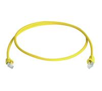 Câble de raccordement réseau informatique RJ45 Telegärtner 100009130 CAT 6a S/FTP jaune 15.00 m
