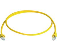 Câble de raccordement réseau informatique RJ45 Telegärtner 100009131 CAT 6a S/FTP jaune 20.00 m