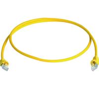 Câble de raccordement réseau informatique RJ45 Telegärtner 100009132 CAT 6a S/FTP jaune 25.00 m