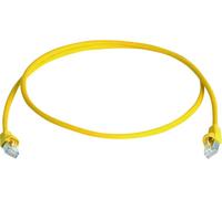 Câble de raccordement réseau informatique RJ45 Telegärtner 100009133 CAT 6a S/FTP jaune 50.00 m