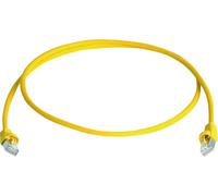 Câble de raccordement réseau informatique RJ45 Telegärtner L00006A0052 CAT 6a S/FTP jaune 50.00 m