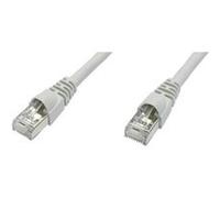 Telegärtner Câble patch RJ45 100008274 CAT 6a S/FTP 2,0 m blanc ignifuge manchon anti-pliage